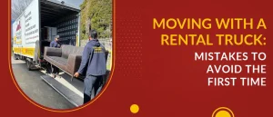 Lift & Shift Movers team unloading a sofa from a moving truck